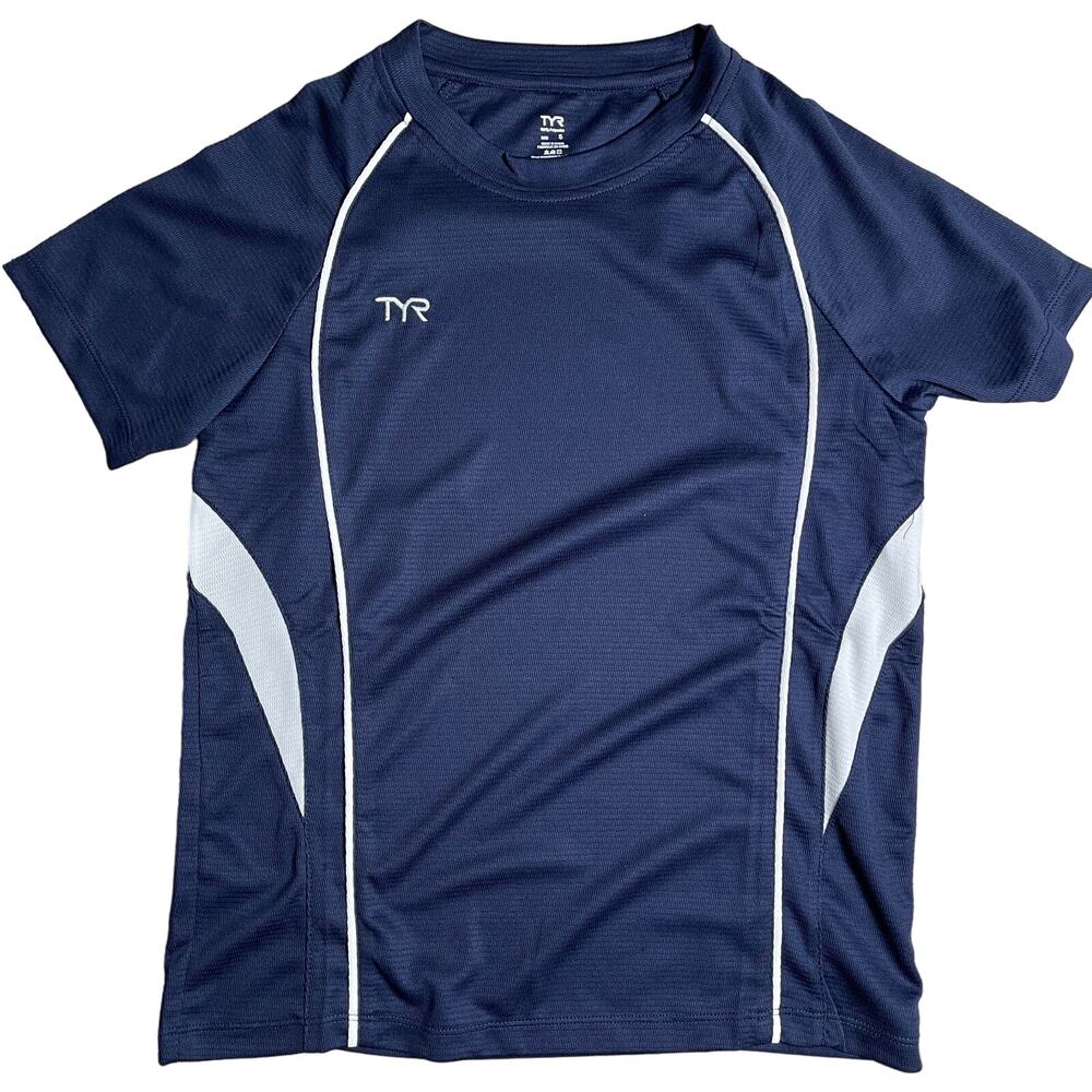 Tyr Womens Alliance Tech Tee Tshirt - Textured Navy Blue - Size Small - $34
